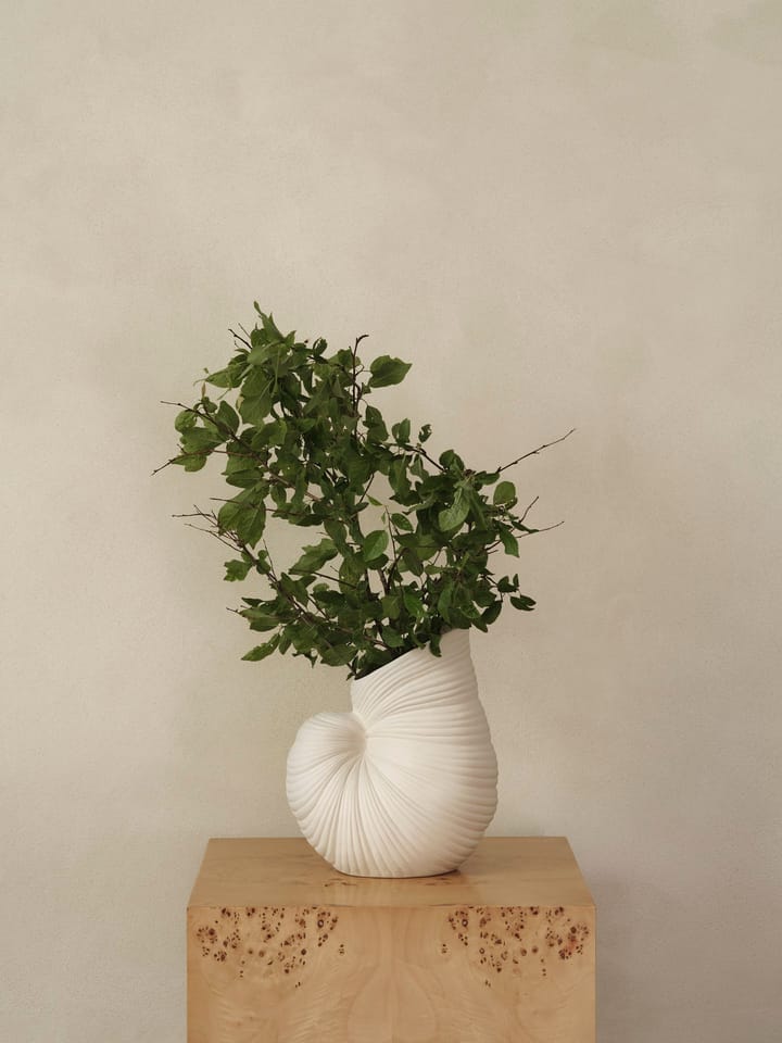 Shell vaas, Off white Ferm Living