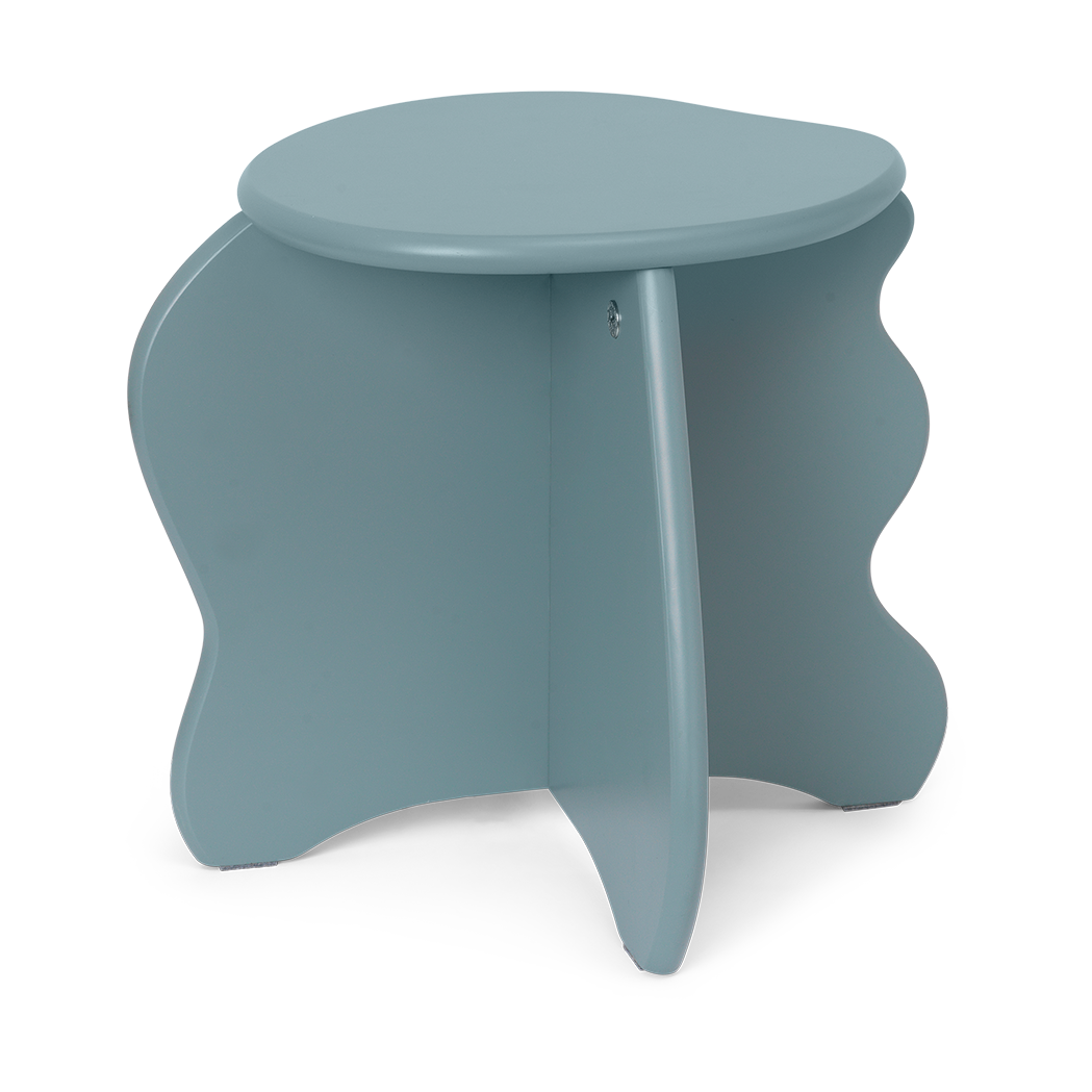 Ferm Living Slope kruk Storm | Scandinavisch Interieur | Krukjes & Poefs | Blauw