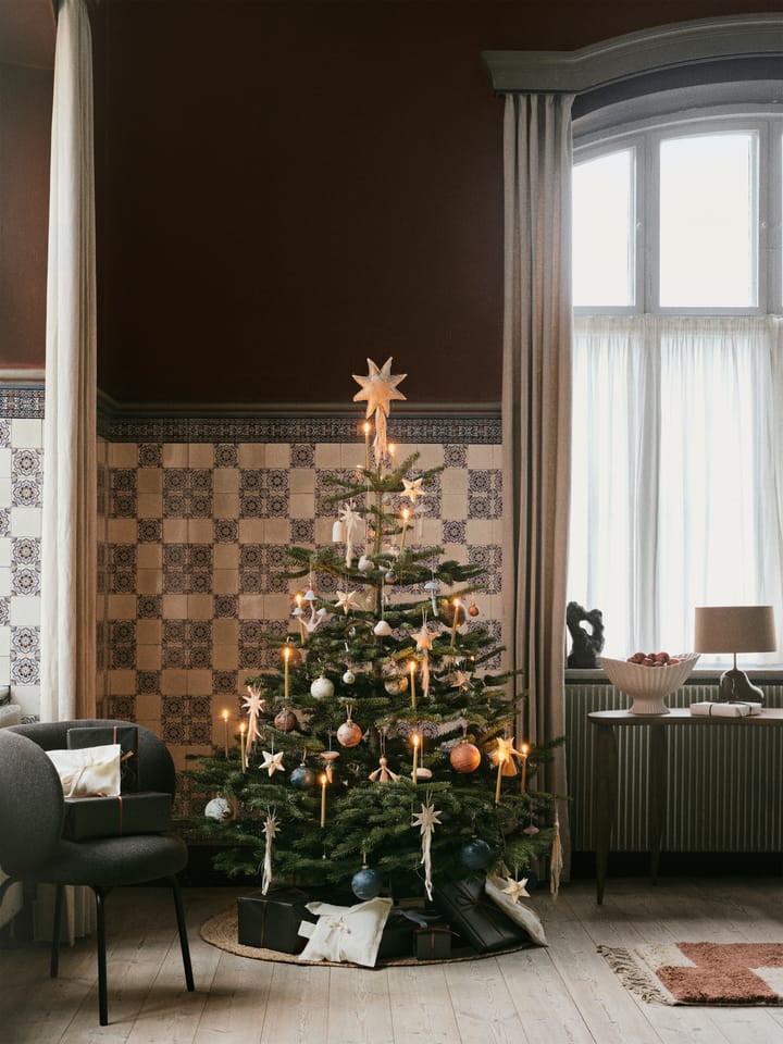 Snowball ornaments kerstboomhanger 3-delig, White Ferm Living
