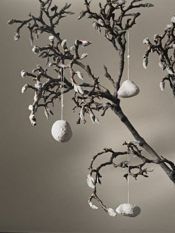 Snowball ornaments kerstboomhanger 3-delig - White - Ferm Living