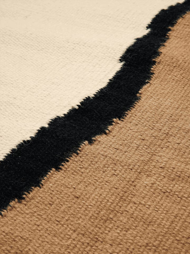 Soil Kelim vloerkleed, Dark sand-off white, 140x200 cm Ferm Living