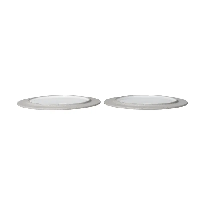 Sonae bord 2-pack - Grijs-wit, Ø22 cm - Ferm Living