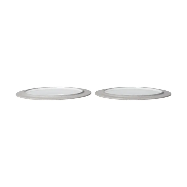 Sonae bord 2-pack - Grijs-wit, Ø25 cm - Ferm Living