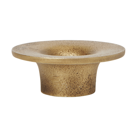 Soothe kandelaar Ø8 cm - Brass Finish - Ferm Living