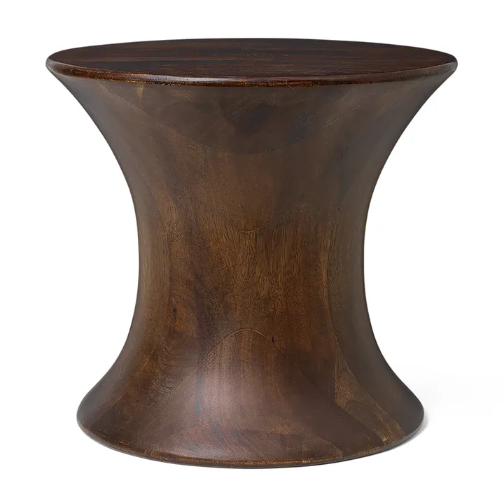 Spin ronde kruk 30 cm - Mangohout, Ø33,5x30 cm - Ferm Living