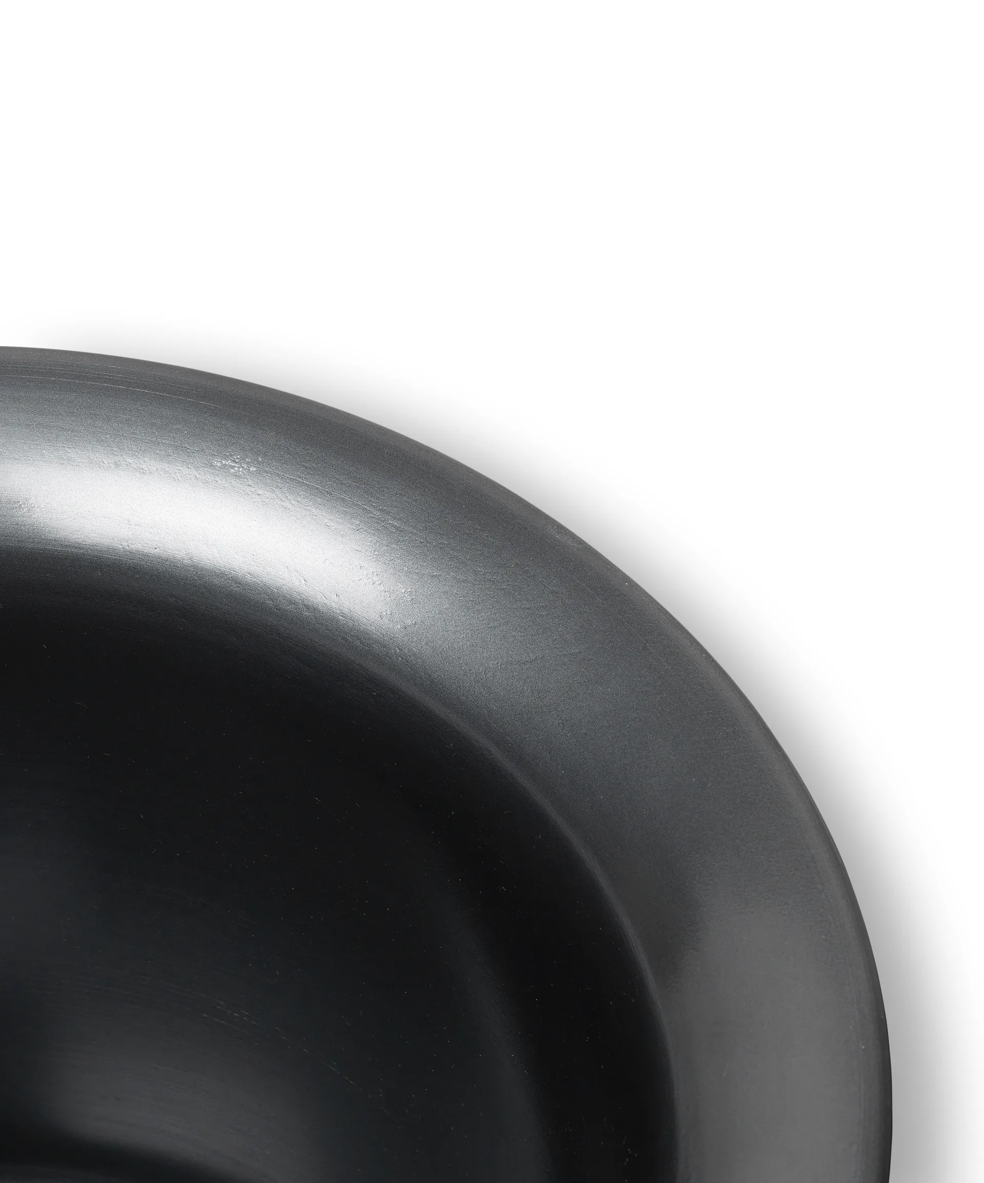 Spun alu mand laag Ø37, Blackened Aluminium Ferm Living