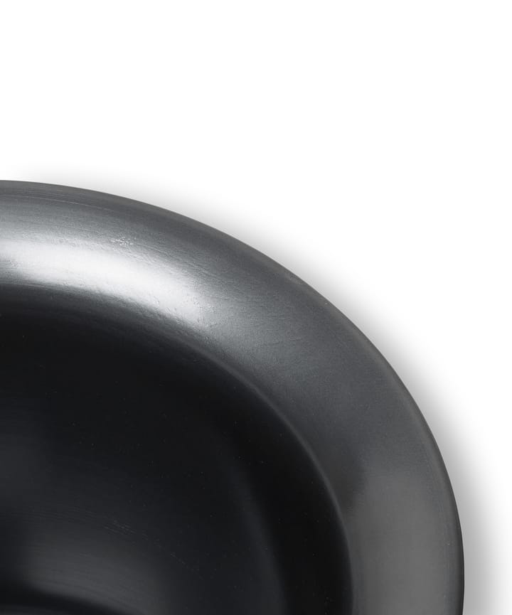 Spun alu mand laag Ø37, Blackened Aluminium Ferm Living