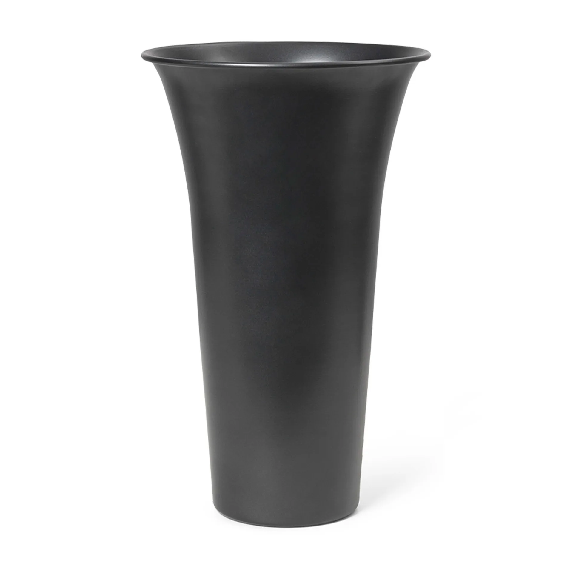 Spun Alu vaas Ø21,3x41,9 cm, Blackened aluminium Ferm Living