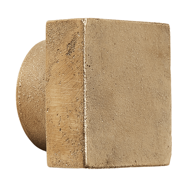 Square haak large, Casted brass Ferm Living