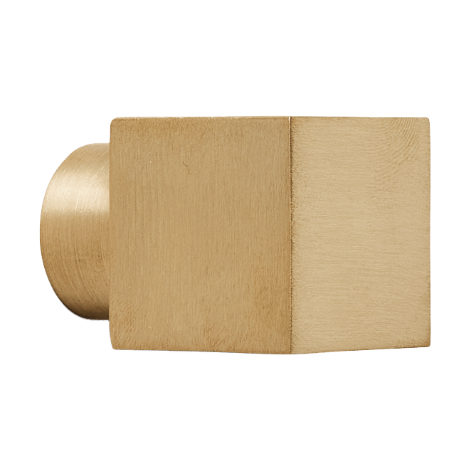 Square haak small, Brass Ferm Living