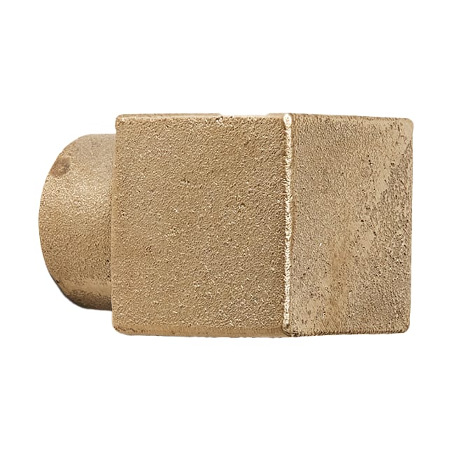 Square haak small, Casted brass Ferm Living