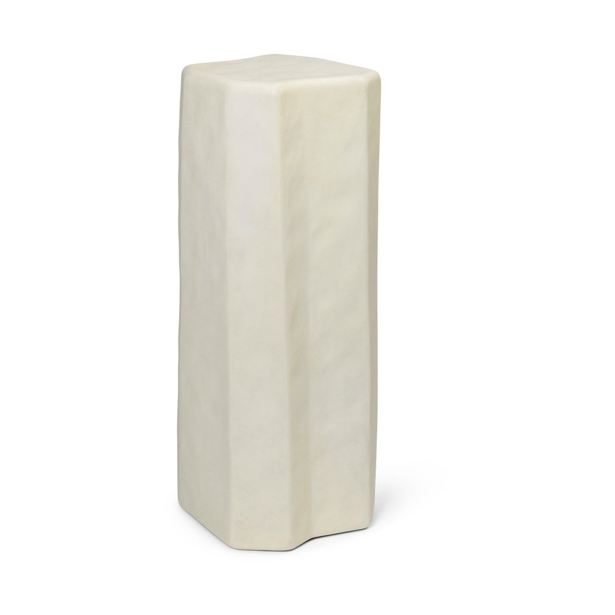 Ferm Living Staffa piëdestal Ivoor | Scandinavisch Interieur | Bloempotten | Wit