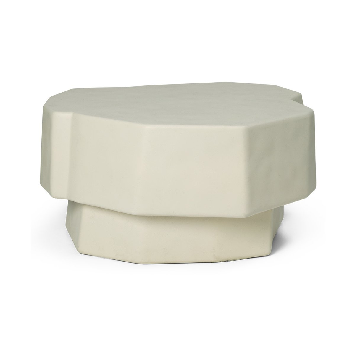 Ferm Living Staffa salontafel 83,7x75,8 cm Ivoor | Scandinavisch Interieur | Tuintafels | Wit