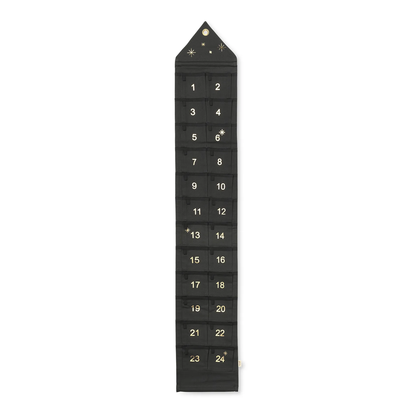 Star adventskalender huis 150 cm, Donkergroen Ferm Living