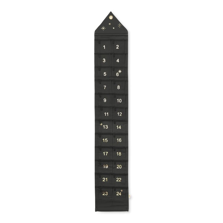 Star adventskalender huis 150 cm, Donkergroen Ferm Living