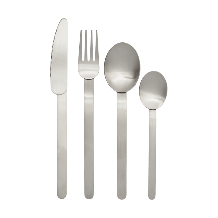 Stelo bestekset 4-delig - Brushed Stainless Steel - Ferm Living