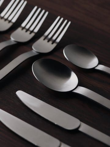 Stelo bestekset 4-delig - Brushed Stainless Steel - Ferm Living