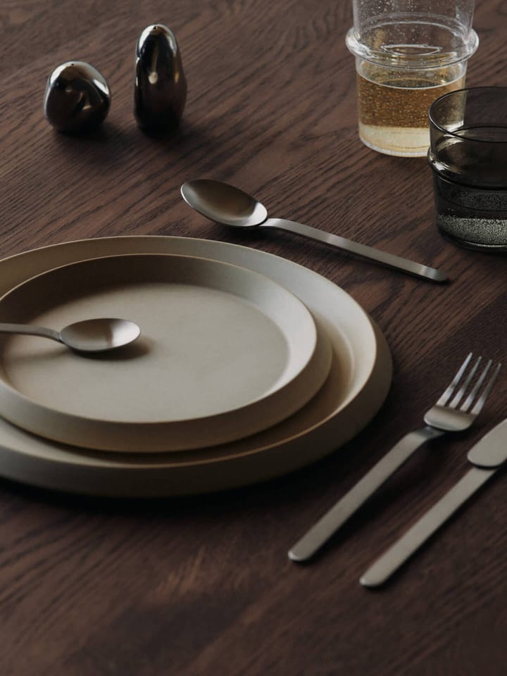Stelo bestekset 4-delig, Brushed Stainless Steel Ferm Living