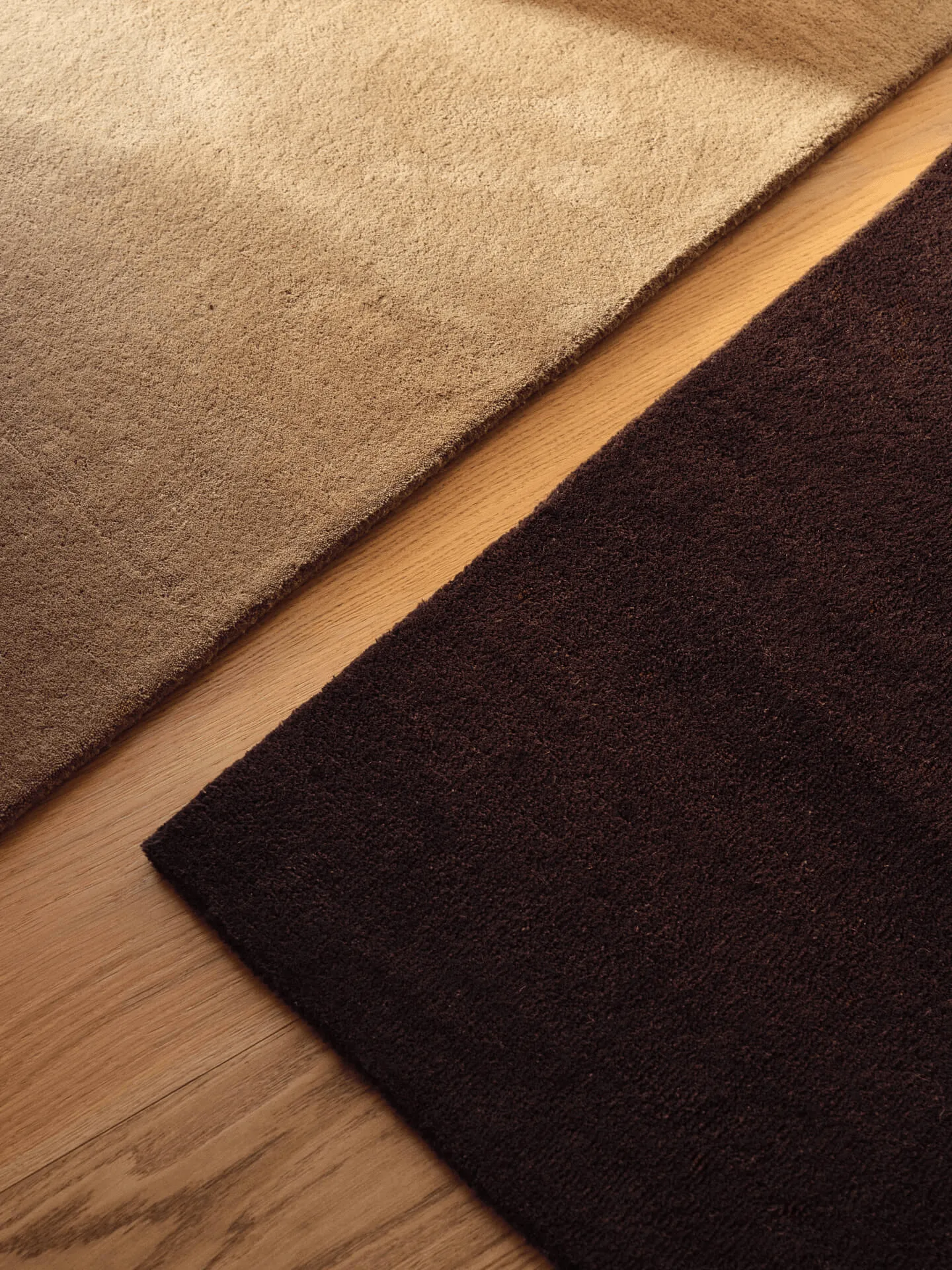 Stille getuft vloerkleed, Dark pecan, 160x250 cm Ferm Living