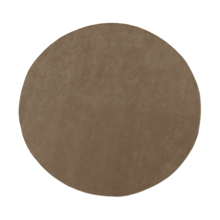 Stille getuft vloerkleed rond - Ash Brown Ø240 cm - Ferm Living