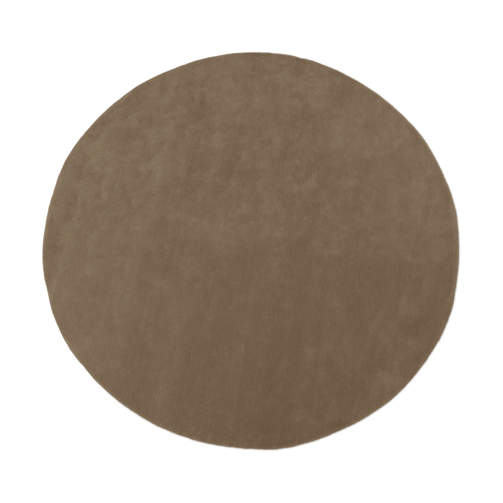 Stille getuft vloerkleed rond - Ash Brown Ø240 cm - ferm LIVING