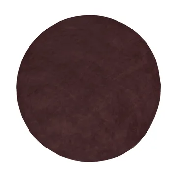 Stille getuft vloerkleed rond - Dark pecan, Ø240 cm - Ferm Living