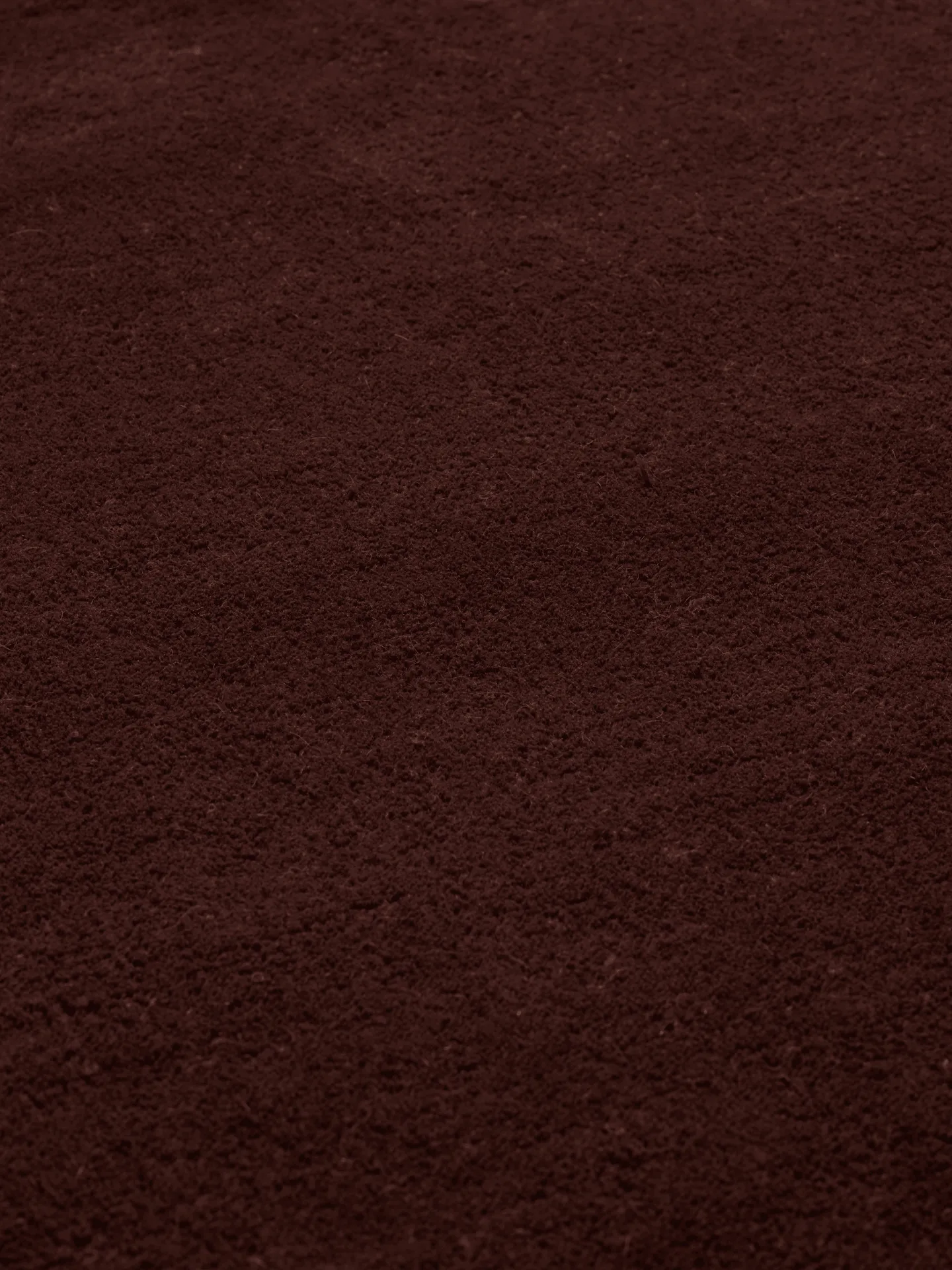Stille getuft vloerkleed rond, Dark pecan, Ø240 cm Ferm Living