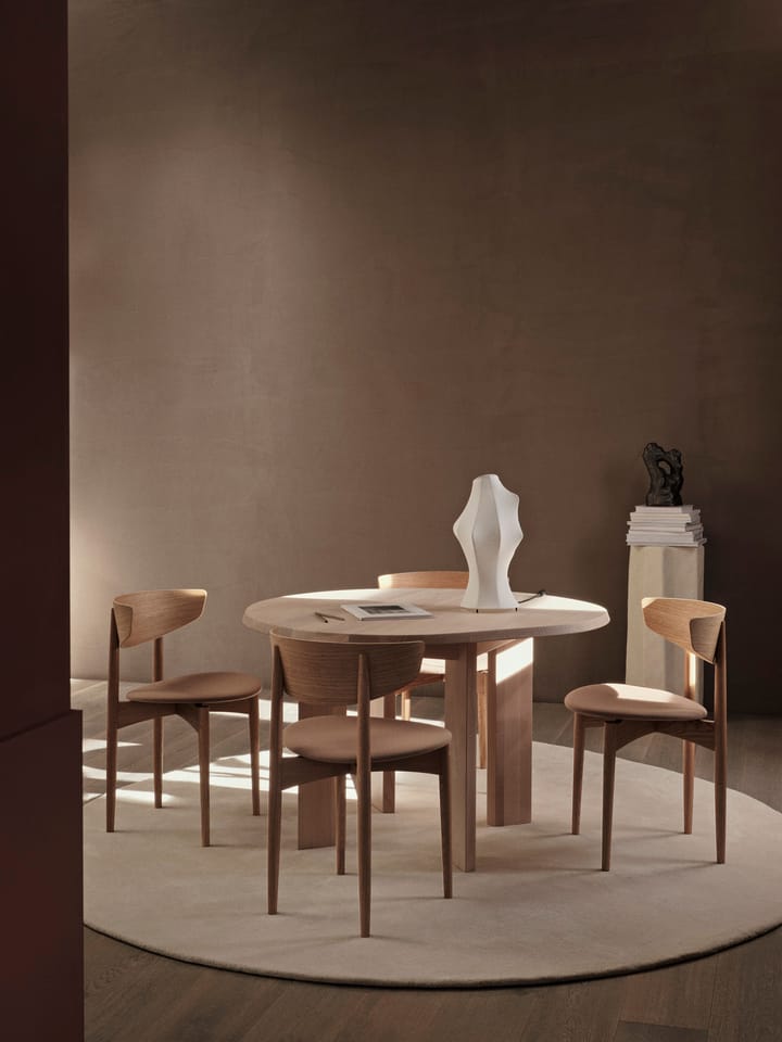 Stille getuft vloerkleed rond, Off-white Ø240 cm Ferm Living