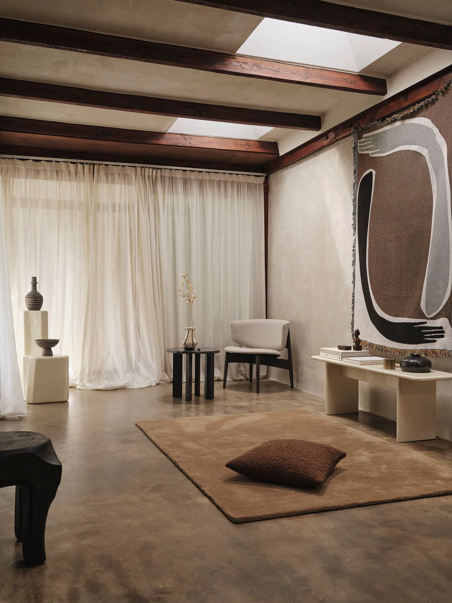 Stille getuft vloerkleed, Toffee, 140x200 cm Ferm Living