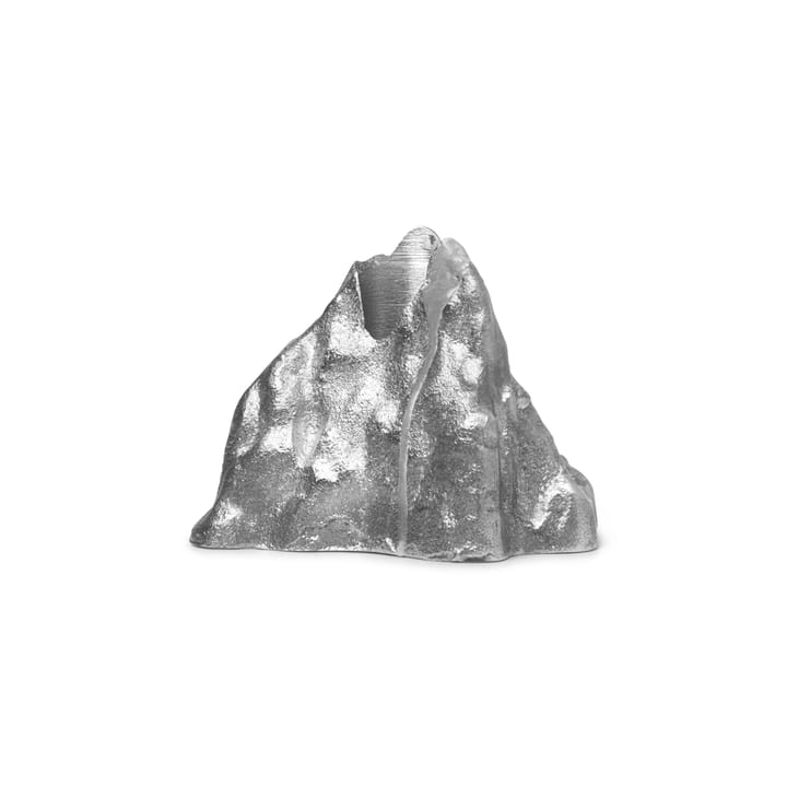 Stone kandelaar 6,8 cm - Aluminium - ferm LIVING
