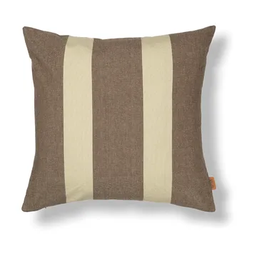 Strand outdoor kussenhoes 50x50 cm - Carob brown-parchment - Ferm Living