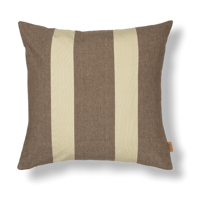Strand outdoor kussenhoes 50x50 cm - Carob brown-parchment - Ferm Living
