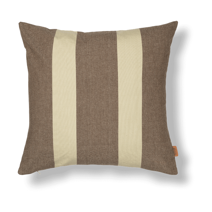 Strand outdoor kussenhoes 50x50 cm - Carob brown-parchment - Ferm LIVING