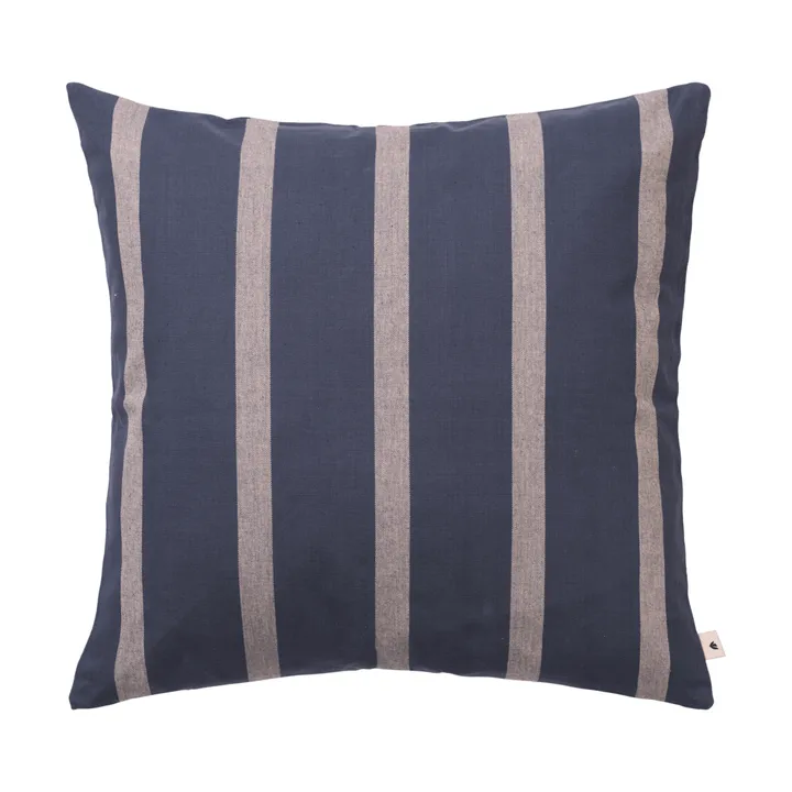 Strand outdoor kussenhoes 50x50 cm - Indigo blue-parchment - Ferm Living