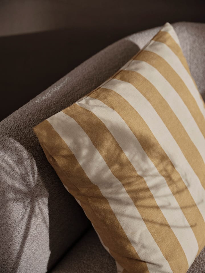 Strand outdoor kussenhoes 50x50 cm, Warm yellow-parchment Ferm Living