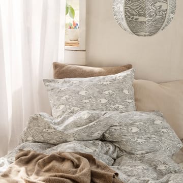 Stream dekbedovertrek 100x140 cm - Off white - Ferm Living