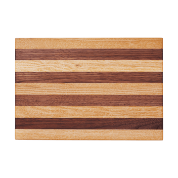 Stribe snijplank bold 25x36 cm - Walnut-oak - Ferm Living