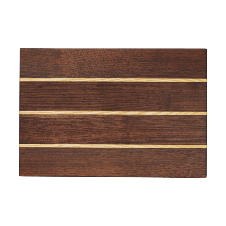 Stribe snijplank fine 25x36 cm, Walnut-ash Ferm Living