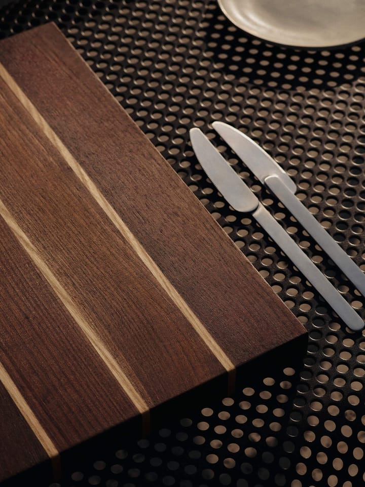 Stribe snijplank fine 25x36 cm, Walnut-ash Ferm Living