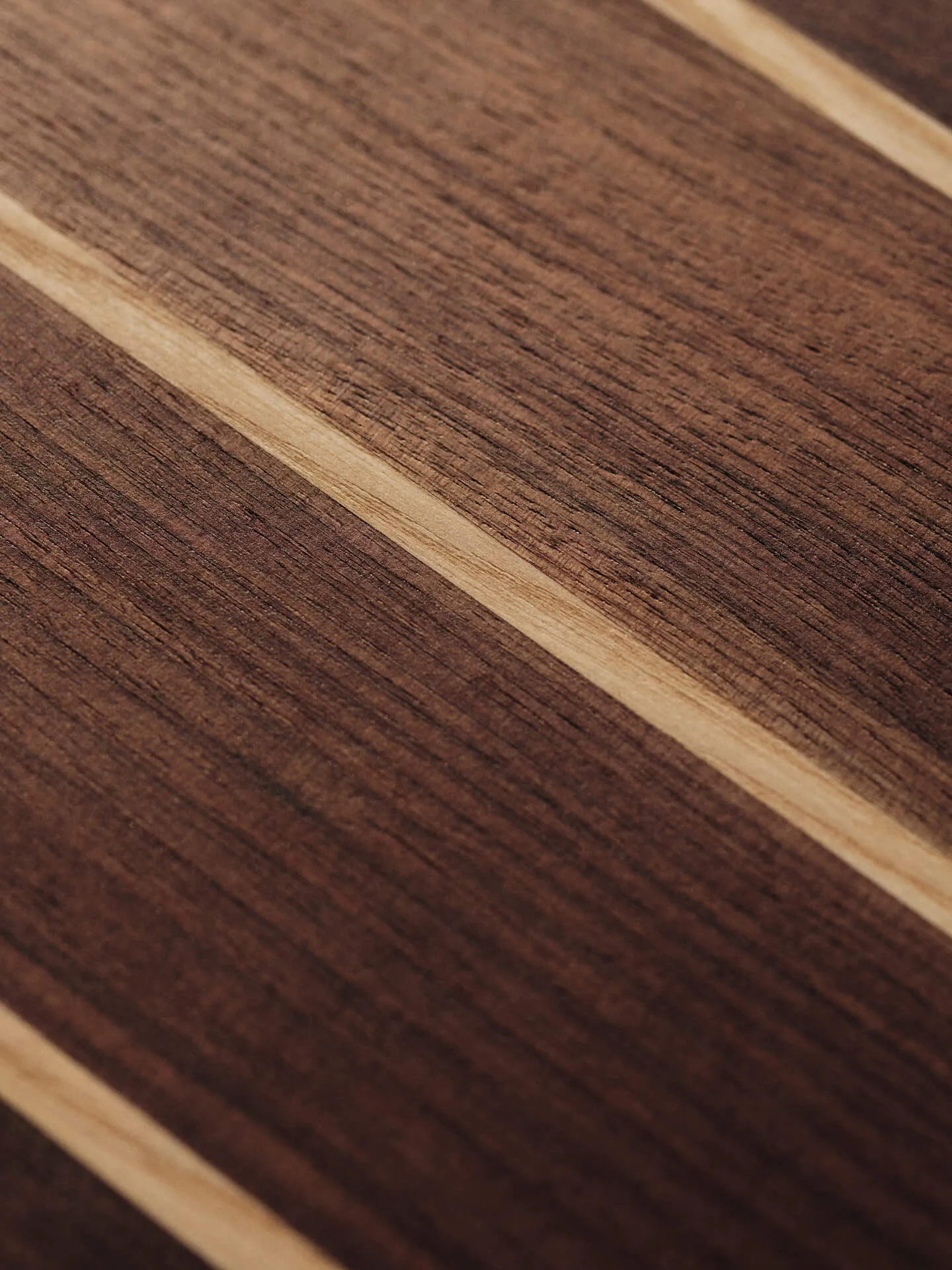 Stribe snijplank fine 25x36 cm, Walnut-ash Ferm Living