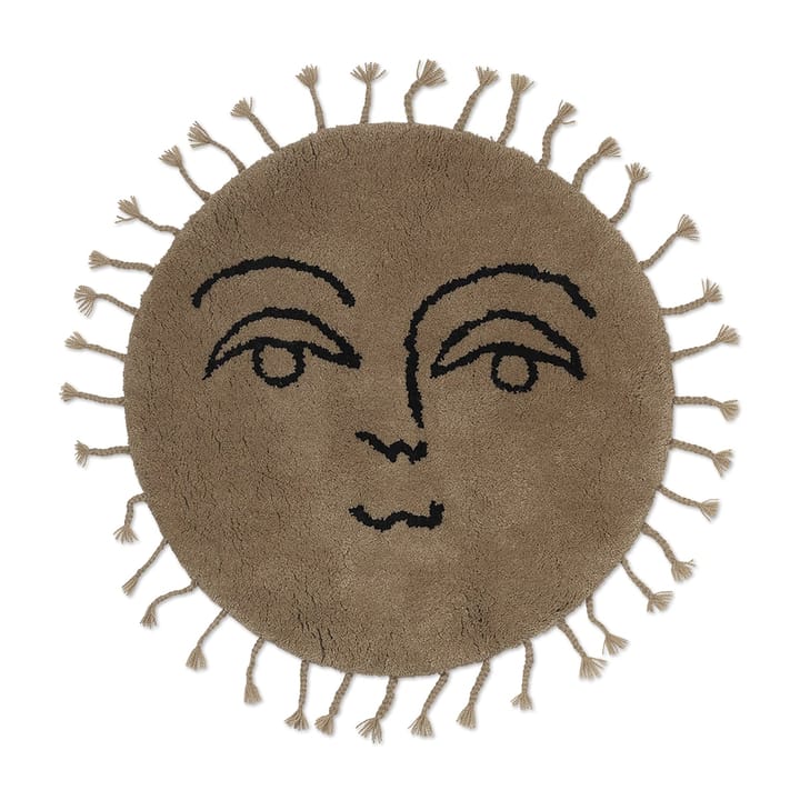 Sun vloerkleed Ø70 cm - Natural - Ferm LIVING
