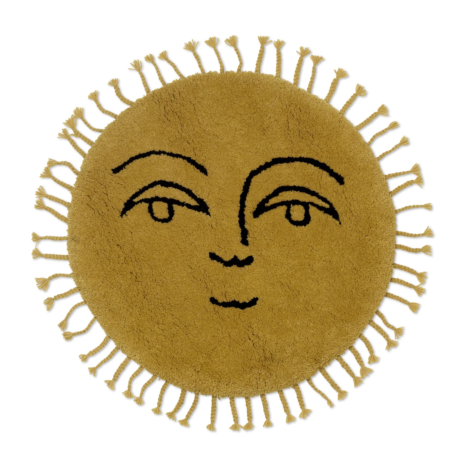 Sun vloerkleed Ø70 cm, Yellow Ferm Living