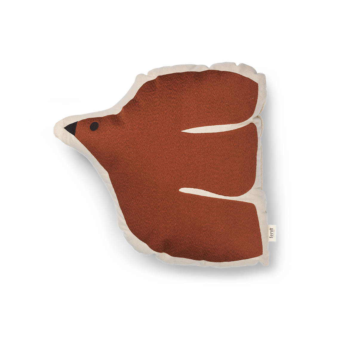 Ferm Living Swif bird kussen 40x40 cm Baked Clay | Scandinavisch Interieur | Kussens | Bruin