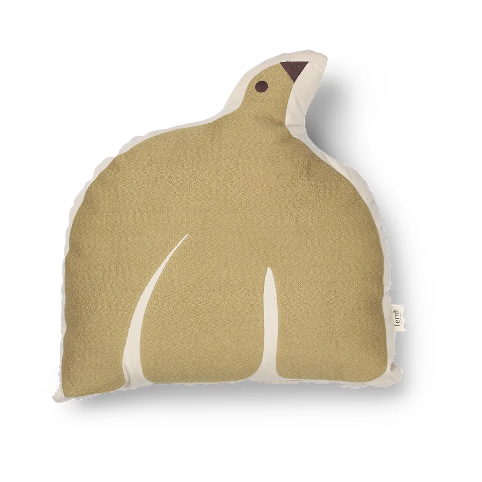 Ferm Living Swif bird kussen 40x40 cm Silver Fern | Scandinavisch Interieur | Kussens | Beige