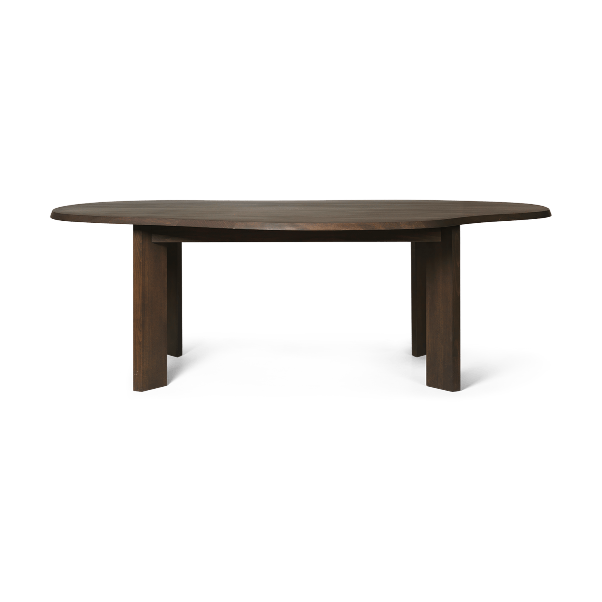 ferm LIVING Tarn eettafel 118,5x220 cm Donker gebeitst beukenhout