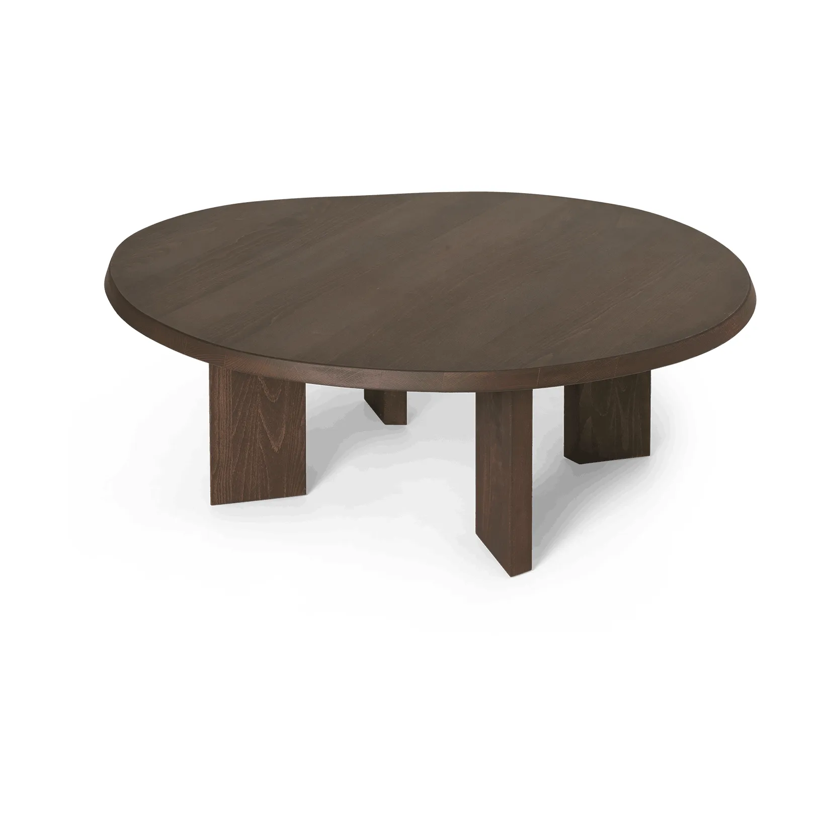 Tarn salontafel 107,6x108,1 cm, Dark stained beech Ferm Living