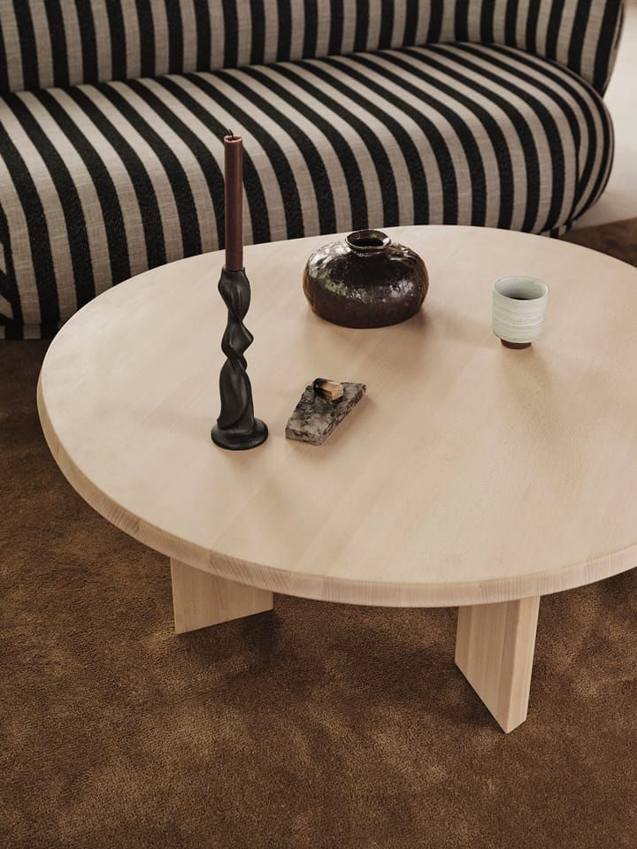 Tarn salontafel 107,6x108,1 cm, White oiled beech Ferm Living