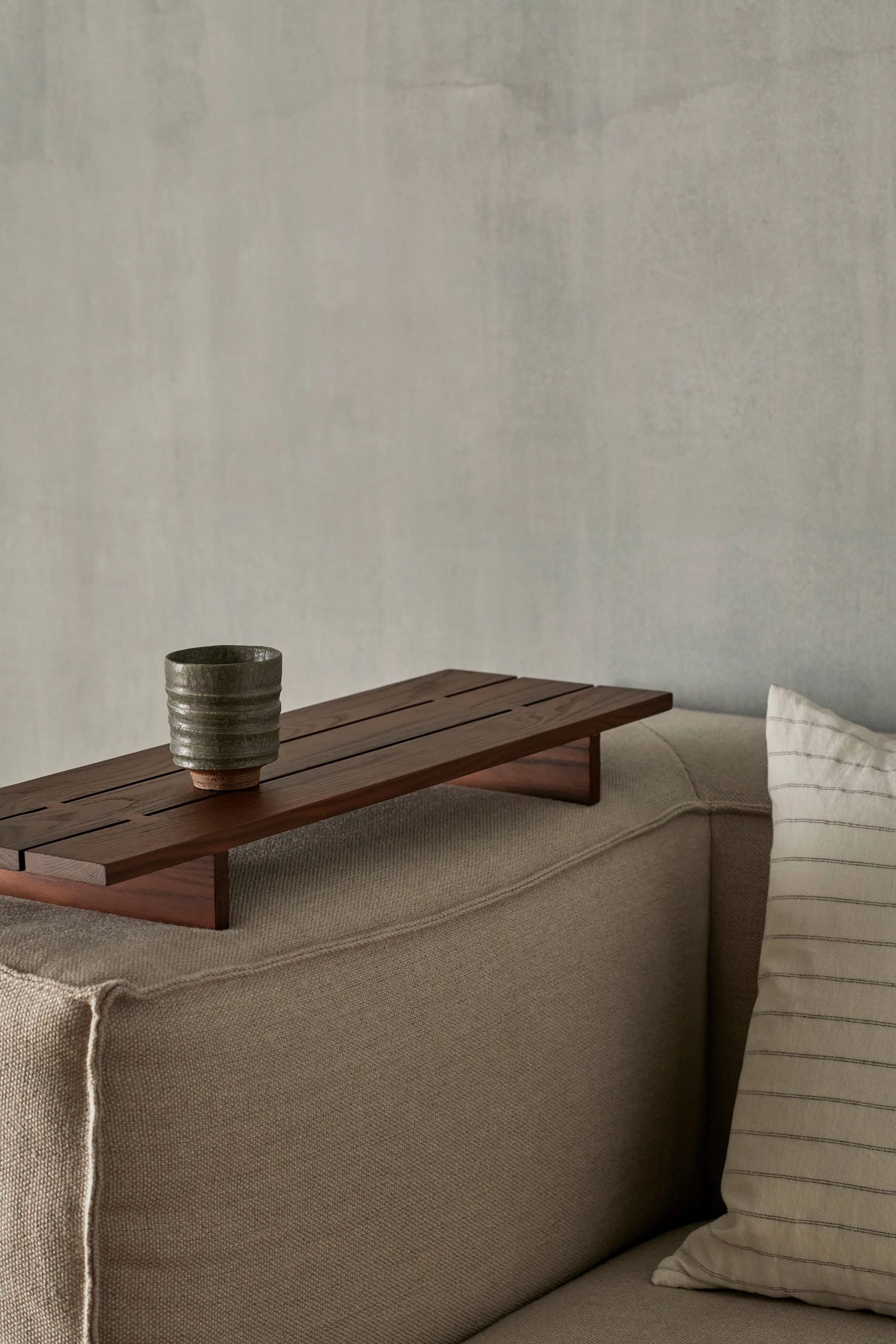 Tategu dienbladtafel 70x22,1x7 cm, Dark brown Ferm Living