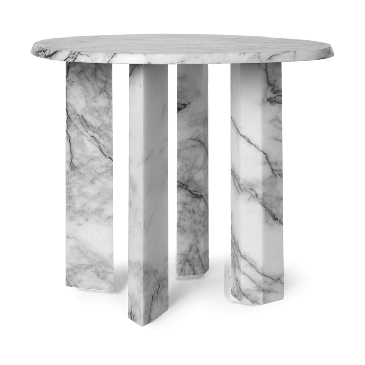 Taula bijzettafel Ø54,4x45 cm - White-charcoal - Ferm Living
