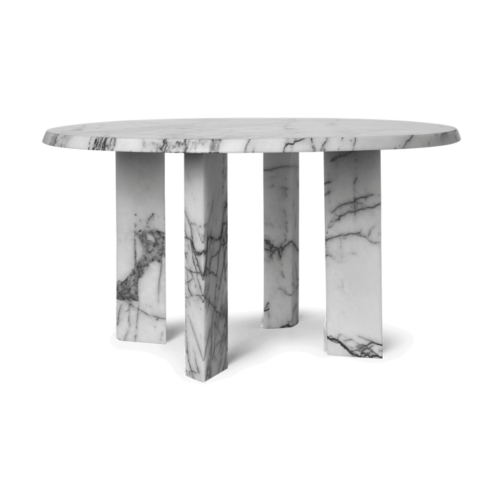 Taula salontafel Ø67x35 cm - White-charcoal - Ferm Living